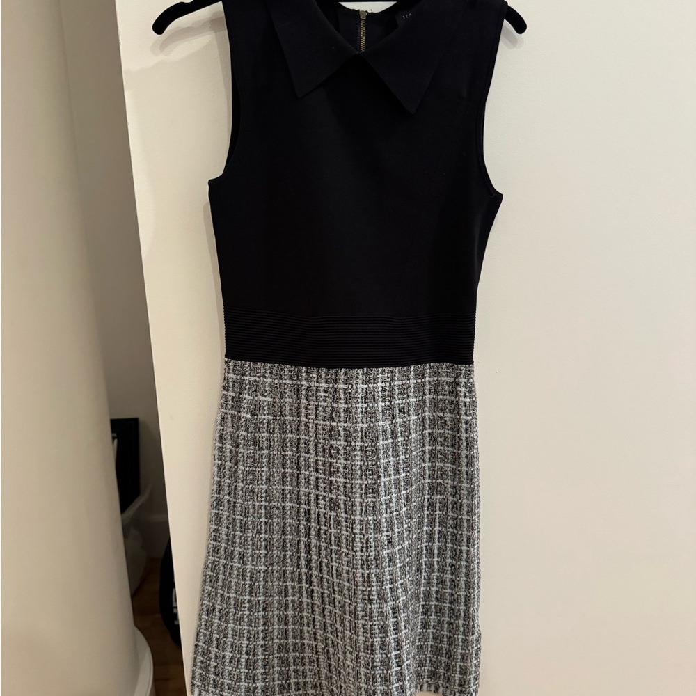 Ted Baker dress black / blue / gray / white